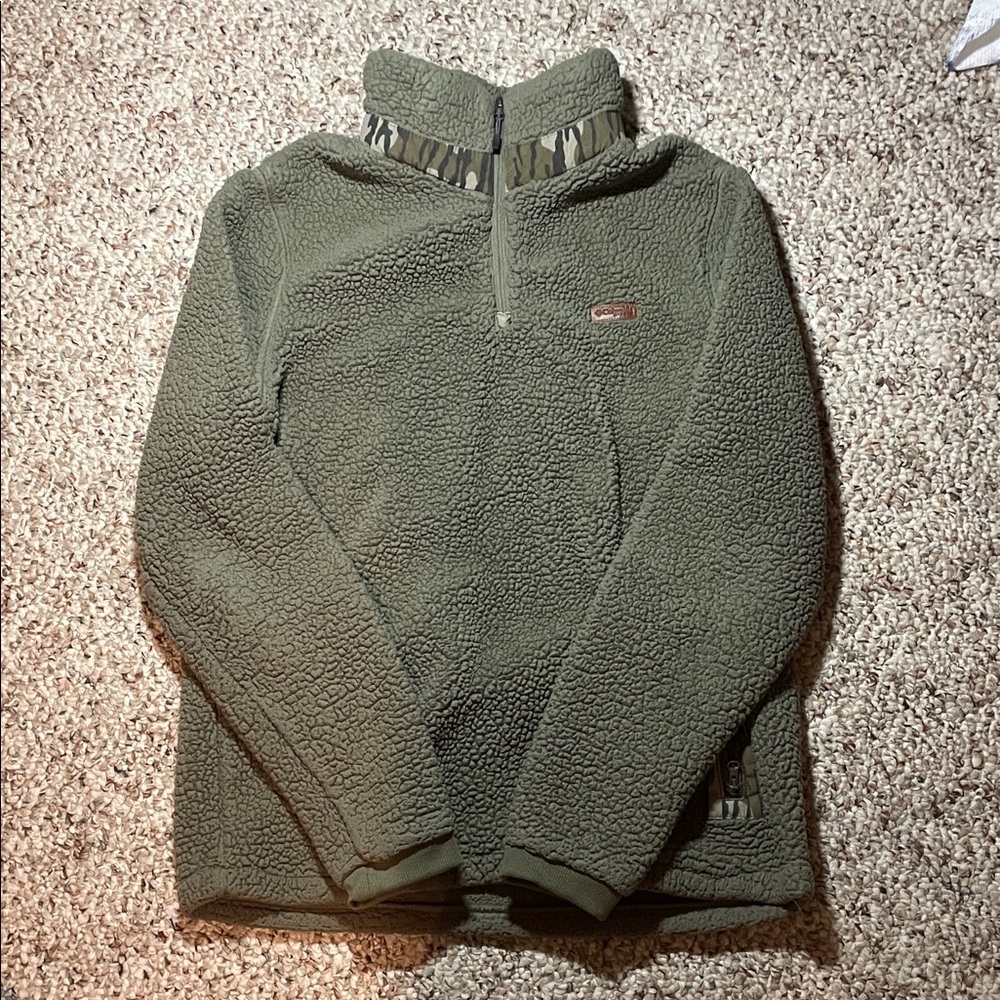 Columbia Sage Green Sherpa Fleece Pullover